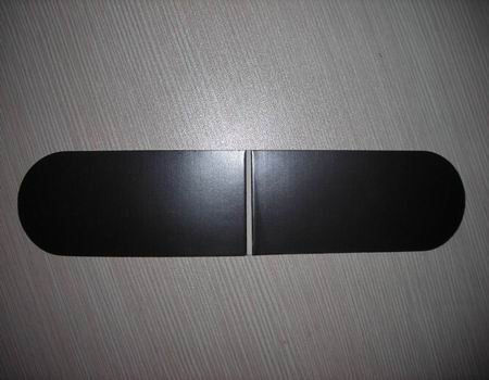 Homopolar magnetic rubber